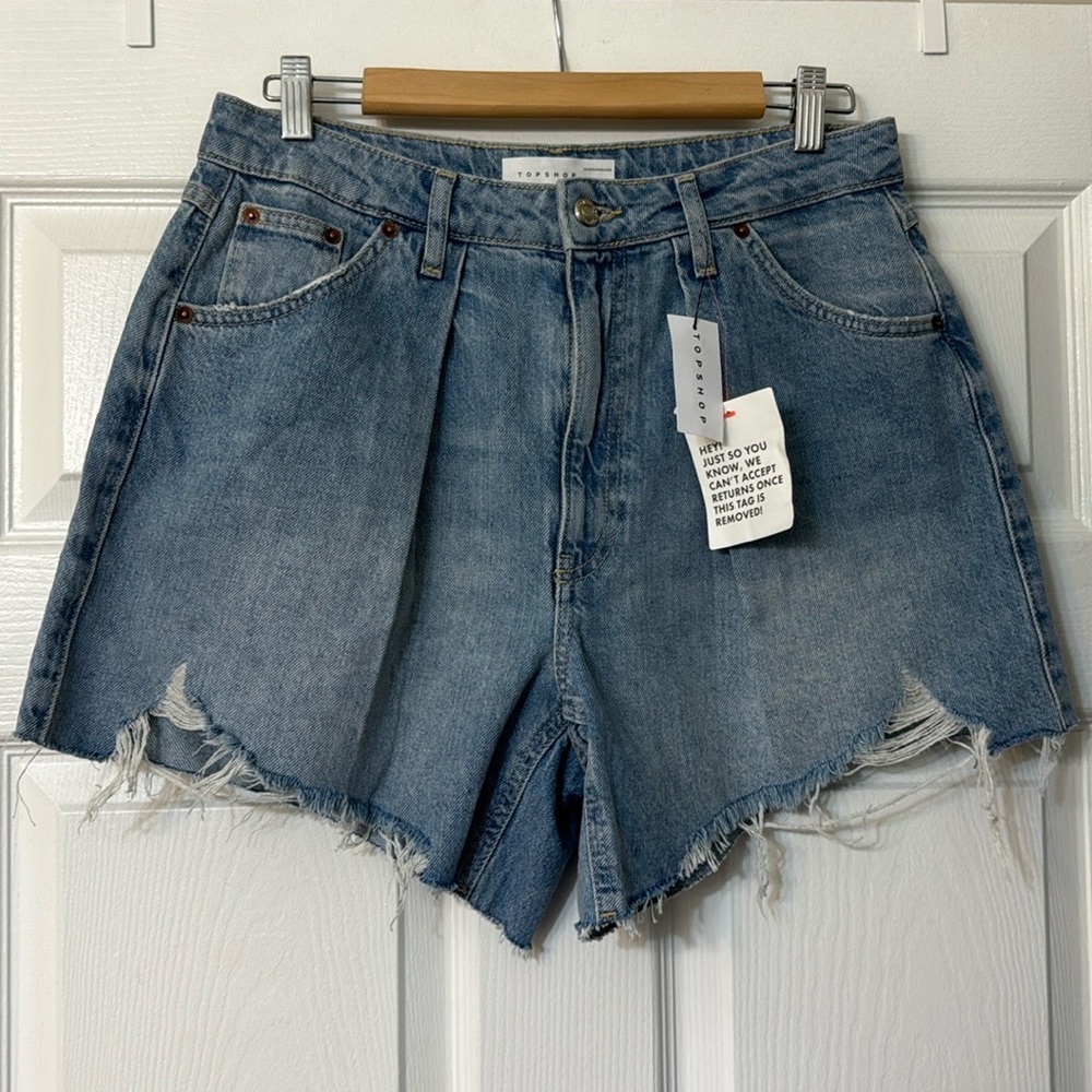 Topshop NWT A-line Denim Shorts
